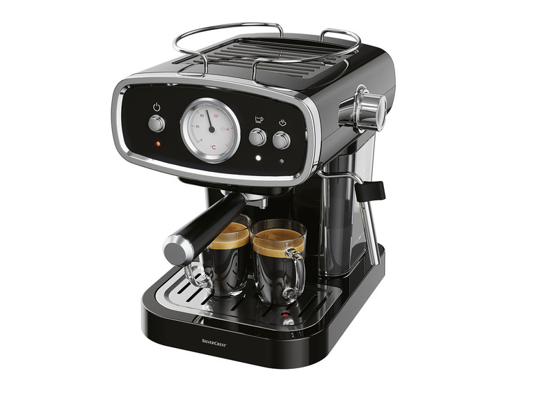 Gehe zu Vollbildansicht: SILVERCREST® KITCHEN TOOLS Espressomaschine »SEM 1050 A2«, mit Siebträger-System - Bild 1