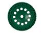 Grüne Diamantschleifscheibe zum Schleifen.