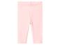 Hellrosa Baby-Leggings mit Gummizugbund
