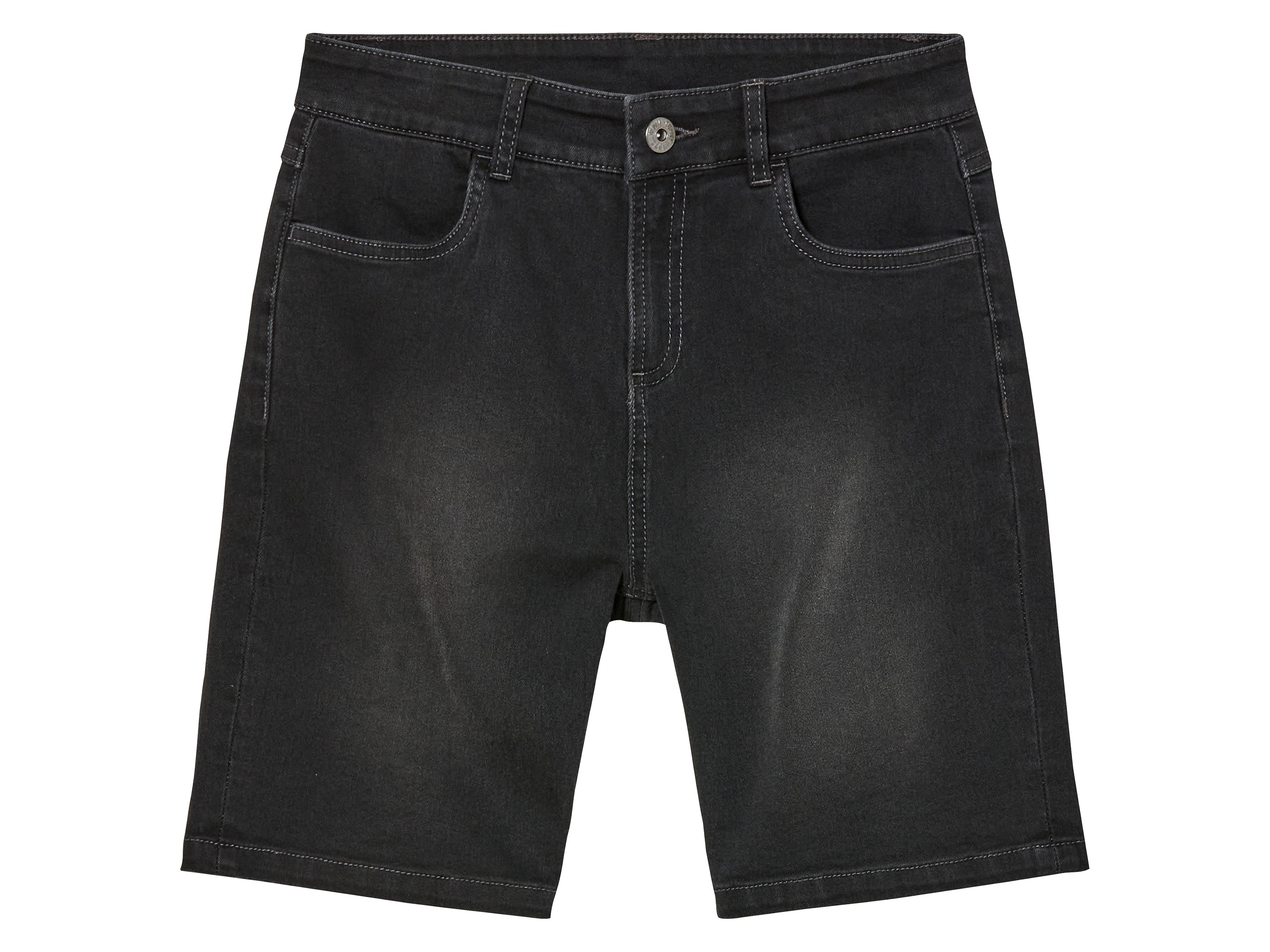 pepperts!® Kinder Jeansshorts (Dunkelgrau, 158/164) | 04335633061613