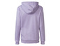Lilafarbene Kapuzenjacke.