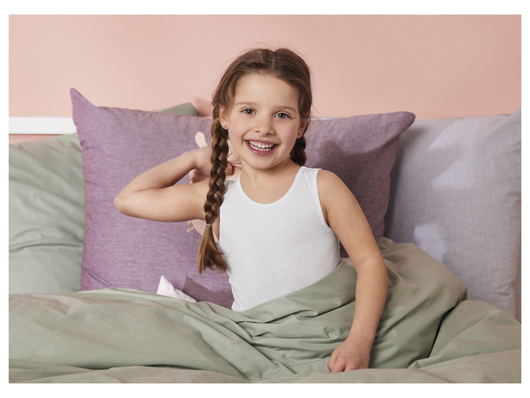 Gehe zu Vollbildansicht: lupilu® Kleinkinder Mädchen Unterhemden, 2 Stück, hoher Bio-Baumwollanteil - Bild 7