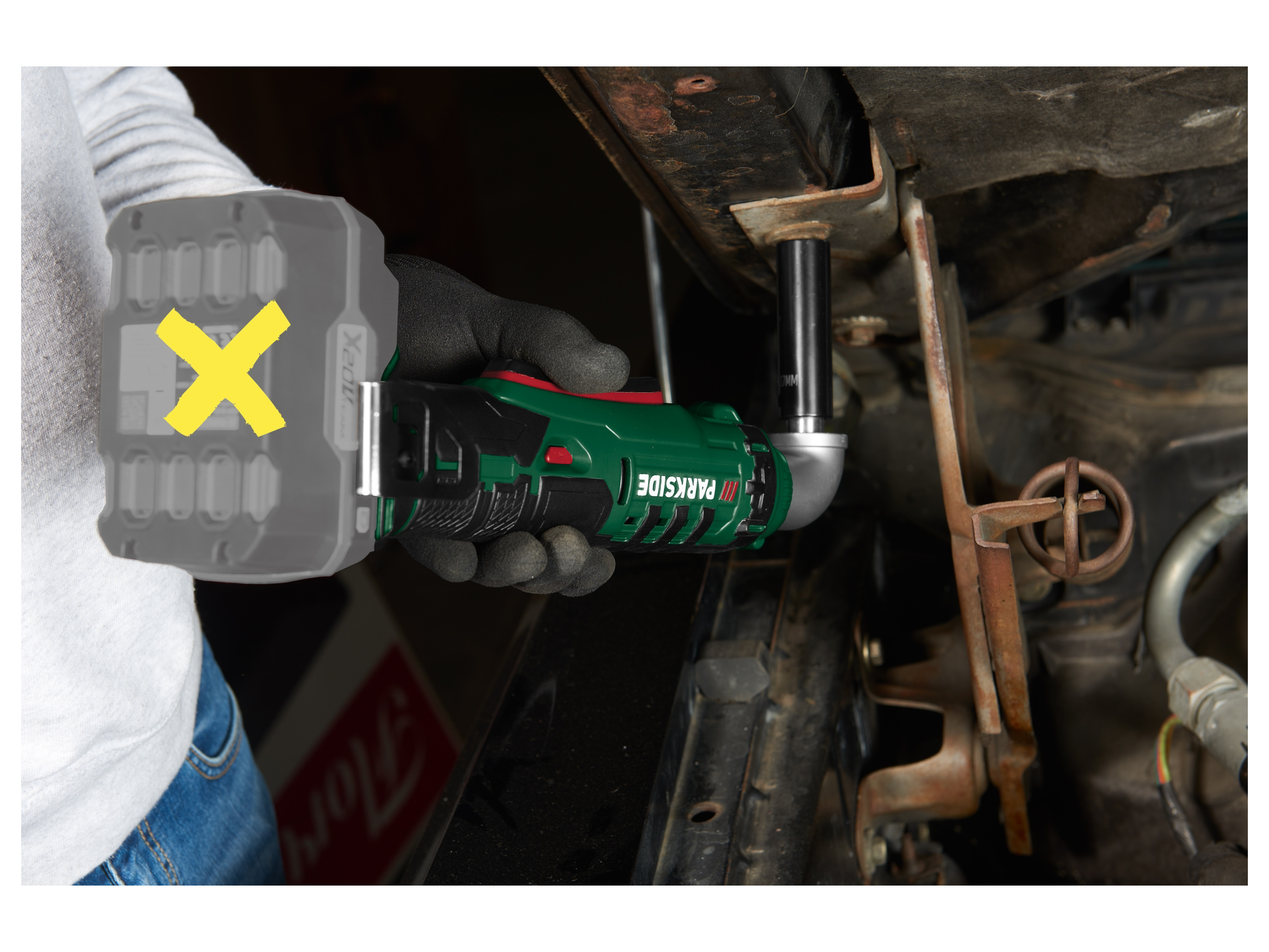 Thumbnail - PARKSIDE® 20 V Akku-Winkelschlagschrauber »PAWS 20 A1«, ohne Akku und Ladegerät