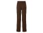 Braune Strickhose mit weitem Bein