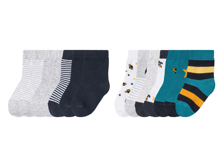 Gehe zu Vollbildansicht: lupilu® Kleinkinder Socken, 7 Paar, mit hohem Bio-Baumwollanteil - Bild 1