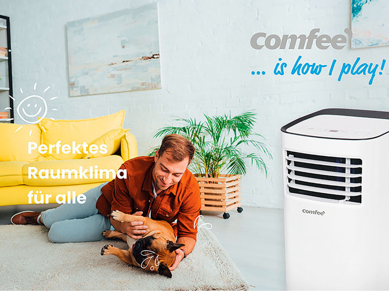 Gehe zu Vollbildansicht: Comfee Mobiles Klimagerät »Smart Cool 7000-1«, 43 l/Tag, für Räume bis 25 m² - Bild 10