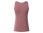 Damen-Tanktop in Rosa-Braun, Rückansicht