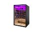 Home Deluxe Infrarotsauna mit violetter LED-Beleuchtung und Holzinterieur
