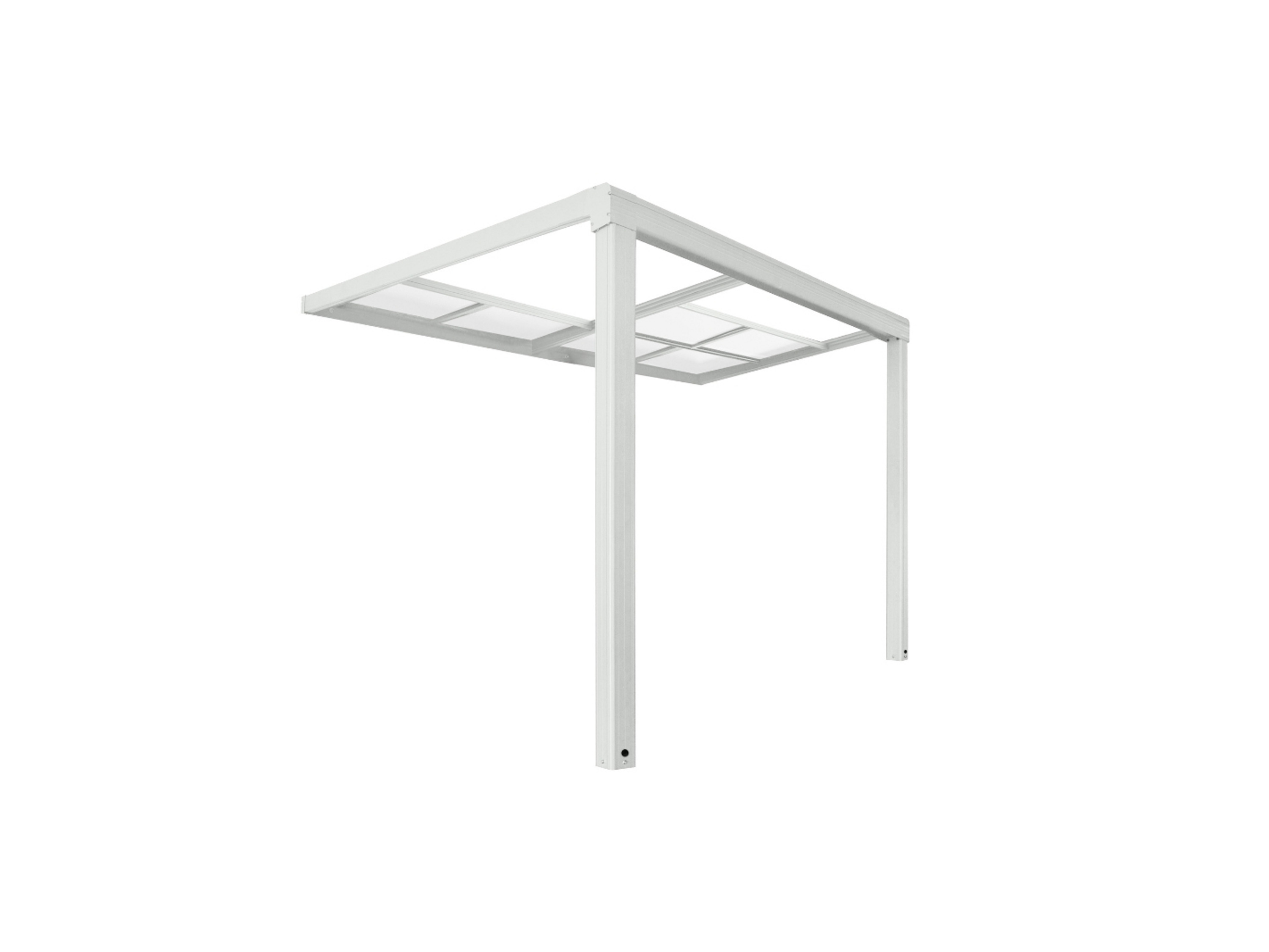HOME DELUXE Terrassenüberdachung »SOLIS DELUXE«, verschiedene Größen (290 x 295 cm, Weiß)