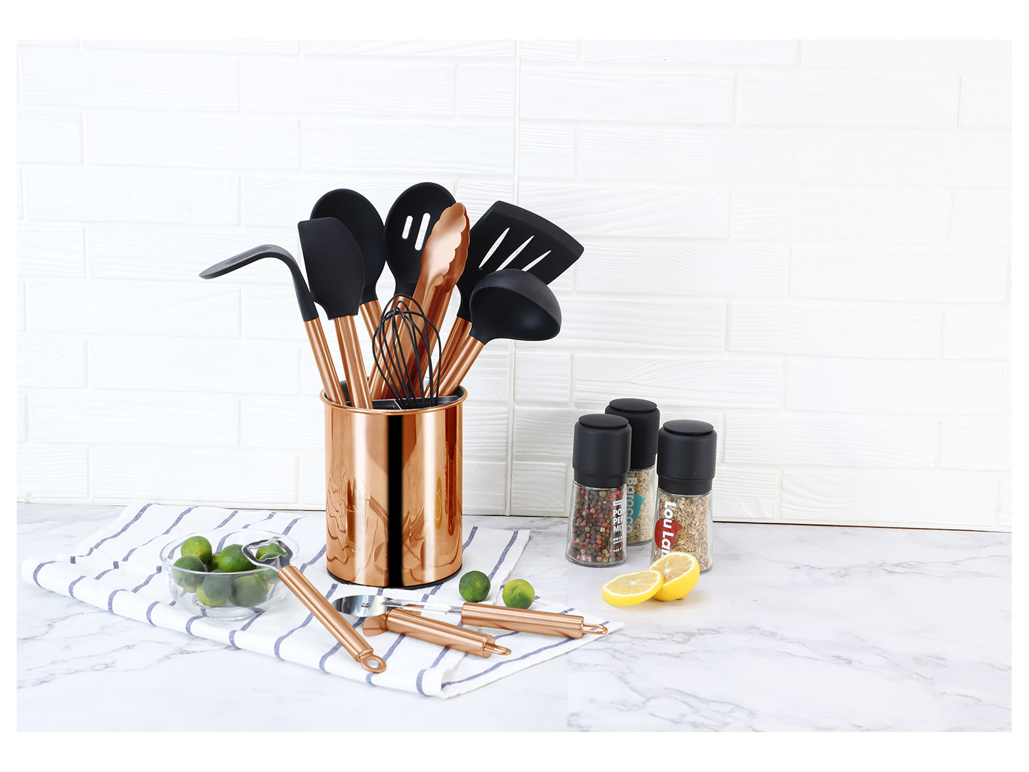 Thumbnail - ECHTWERK Küchenhelfer Set (kupfer, 12-teilig)