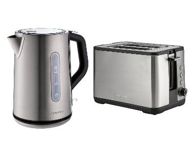 SILVERCREST® Wasserkocher & Toaster Edelstahl