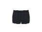 Schwarze Baumwoll-Boxershorts mit elastischem Bund mit Logo.