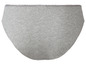 Graue Damen-Unterhose aus Baumwolle.