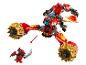 LEGO Ninjago Kai's Mech Jet mit einer roten Drachen-Minifigur.