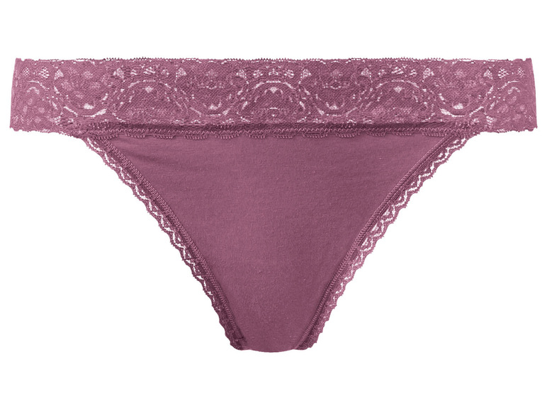 Gehe zu Vollbildansicht: esmara® Damen String, mit Spitze, 5 Stück - Bild 17