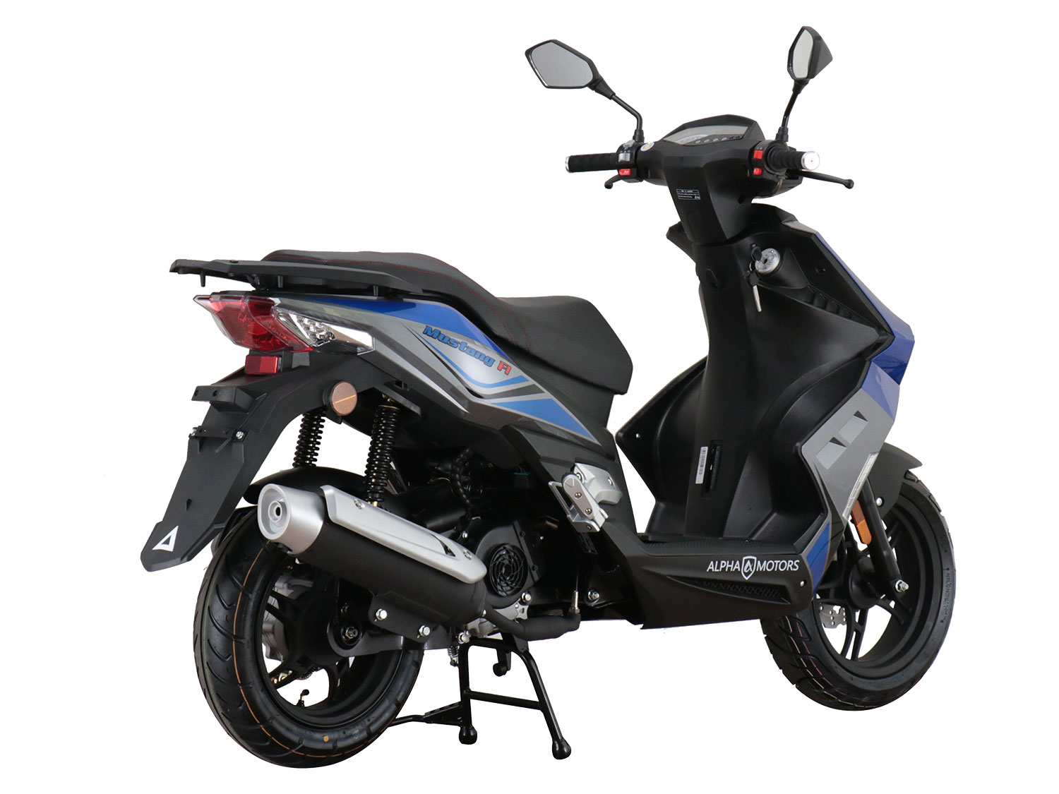 Thumbnail - Alpha Motors Mofaroller Mustang FI 50 ccm EURO 5 (25 km/h, blau-grau)