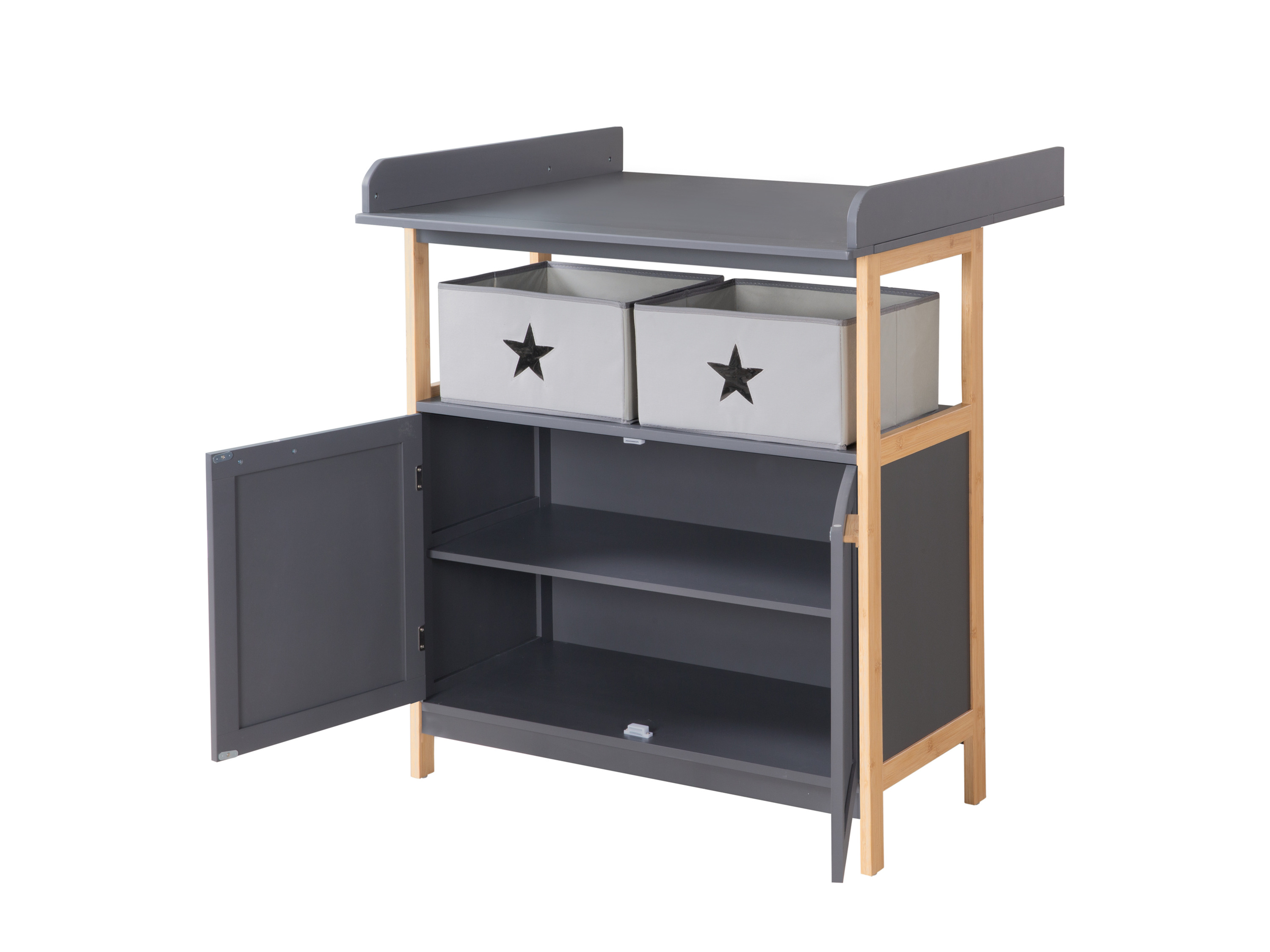 Thumbnail - roba Wickelkommode »Berlin«, mit Wickelansatz (2 Türen)