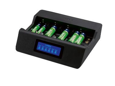 TRONIC® Akku-Ladegerät, mit Schnellladefunktion und Display