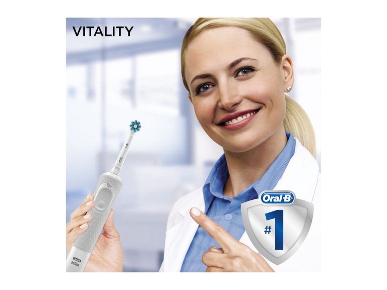 Gehe zu Vollbildansicht: Oral-B CrossAction Elektrische Zahnbürste »Vitality100«, mit 2D-Reinigungstechnologie - Bild 8