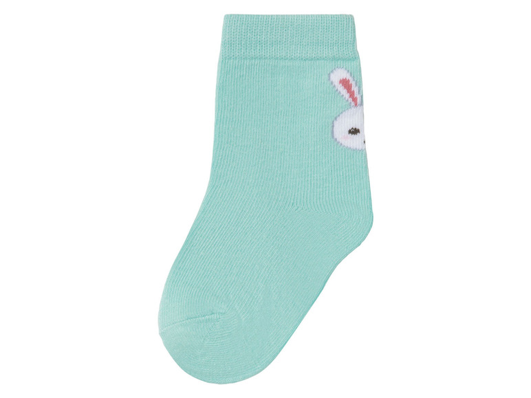 Gehe zu Vollbildansicht: lupilu Kleinkinder Mädchen Socken, 5 Paar, mit Bio-Baumwolle - Bild 14