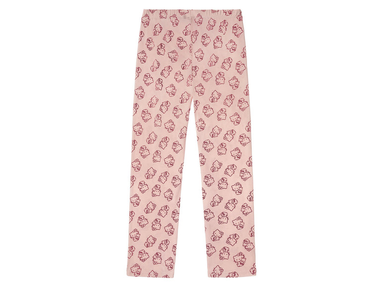 Rosa Leggings mit Hello Kitty-Muster.