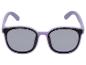 Lila Sonnenbrille mit grauen Gläsern