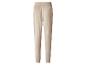 Damen beige Samt-Jogginghose