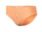 Pfirsichfarbene High-Waist Bikinihose für Damen