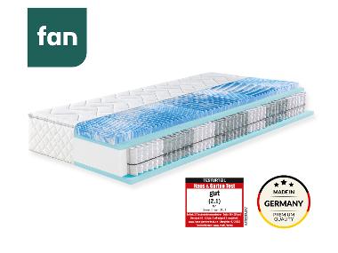 f.a.n. 7-Zonen-Taschenfederkern-Matratze »Sweet Dream XXL«, mit Gelschaum-Topper