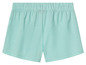 Mintgrüne Shorts mit Gummizug.