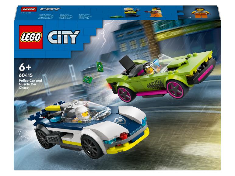 LEGO City 60415 Polizeiauto und Muscle-Car-Verfolgungsjagd