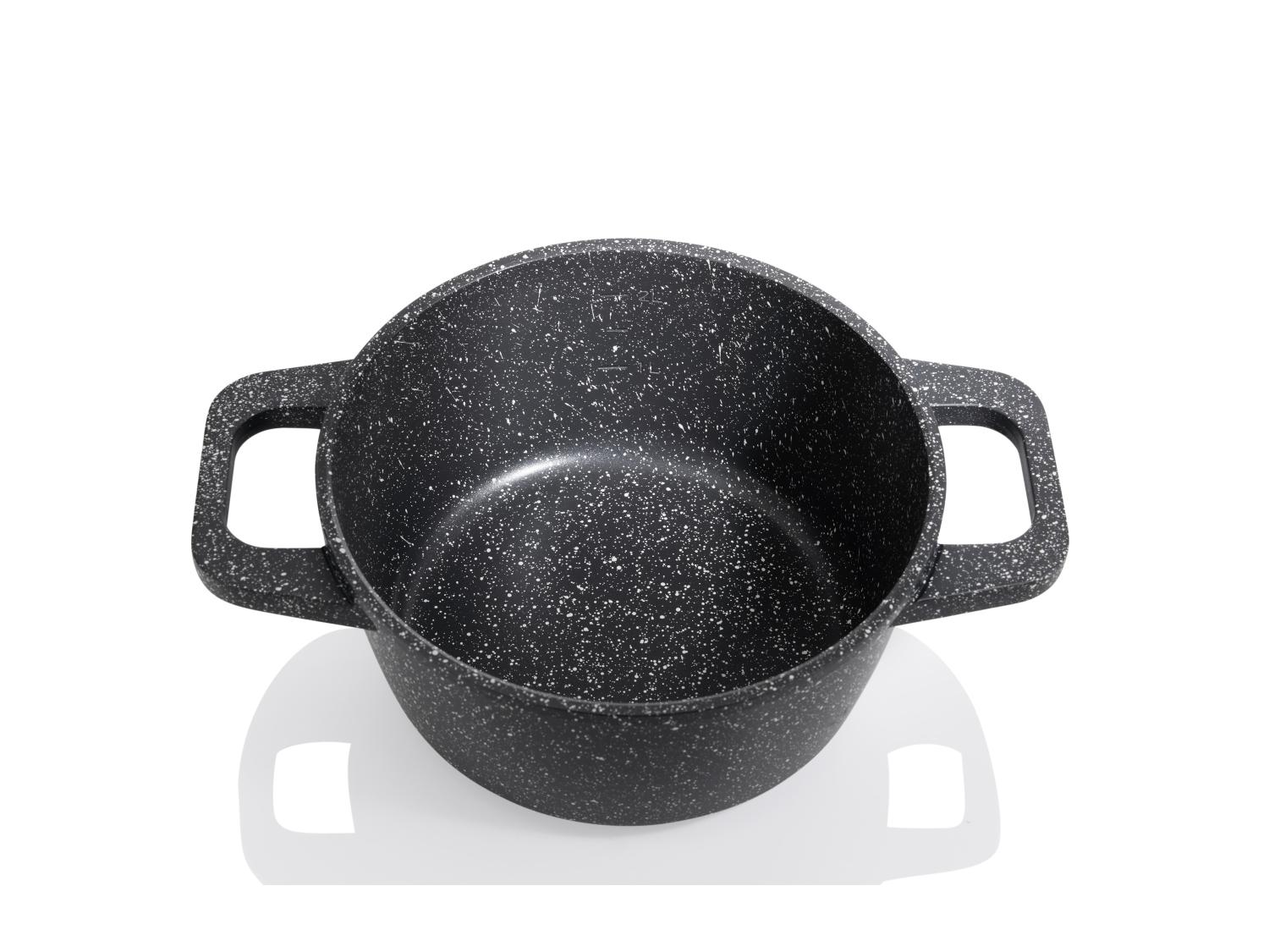 Aluguss-Kochtopf 20cm 4L - Mit Keramik-Beschichtung & Glasdeckel