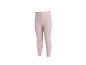 Rosa Kinderleggings mit braunen Punkten