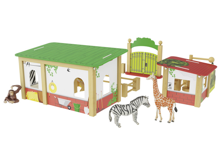 Gehe zu Vollbildansicht: Playtive Set Bauernhof / Feenbaum / Zoo, aus Holz - Bild 13