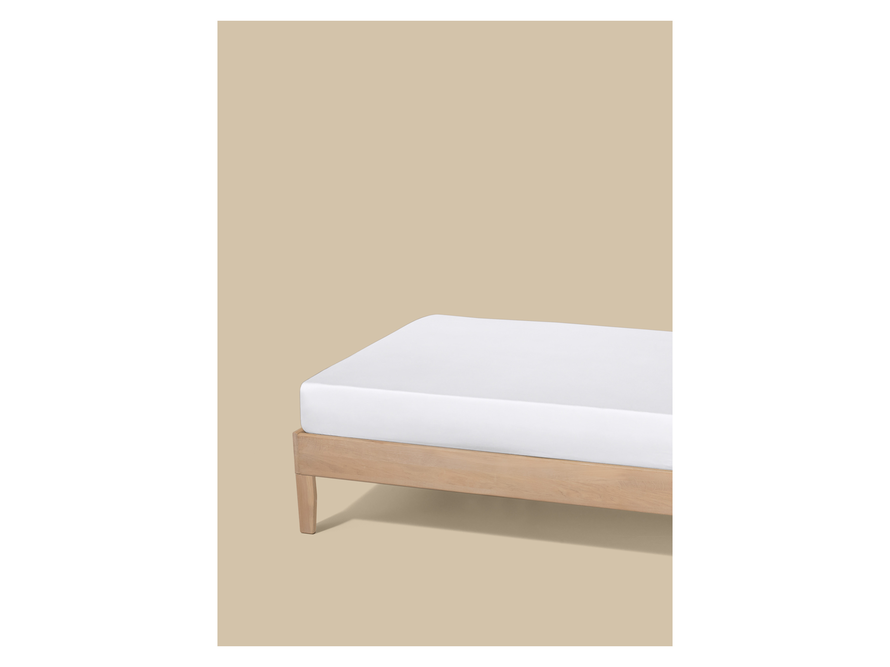 LIVARNO® Satin-Spannbettlaken, 90-100 x 200 cm (Weiß) – Bild 2 von 2