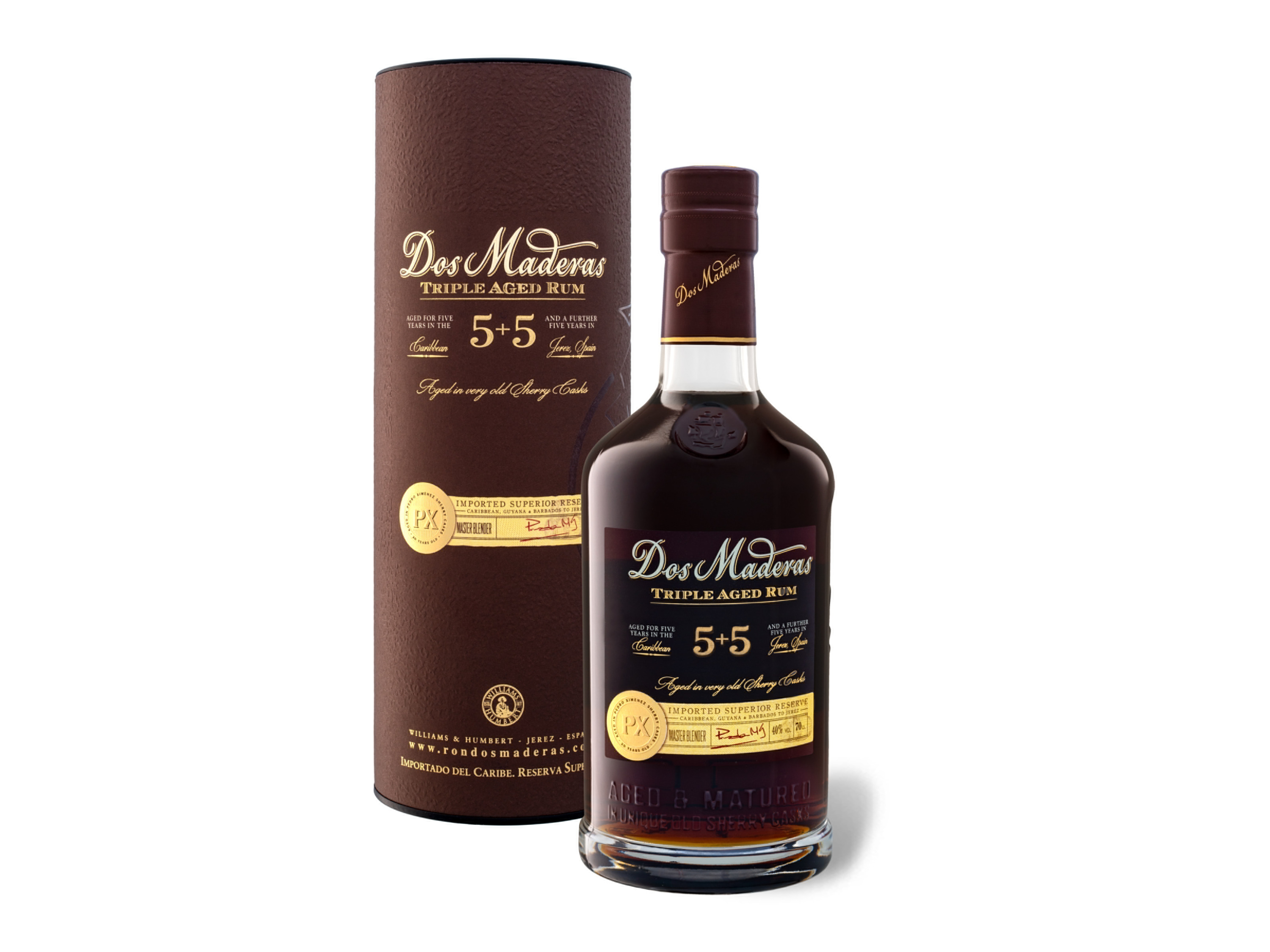 Dos Maderas PX 5+5 Jahre mit Geschenkbox 40% Vol | 08410028000814