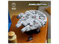 Ein Lego Modell des Millennium Falcon mit Star Wars Details