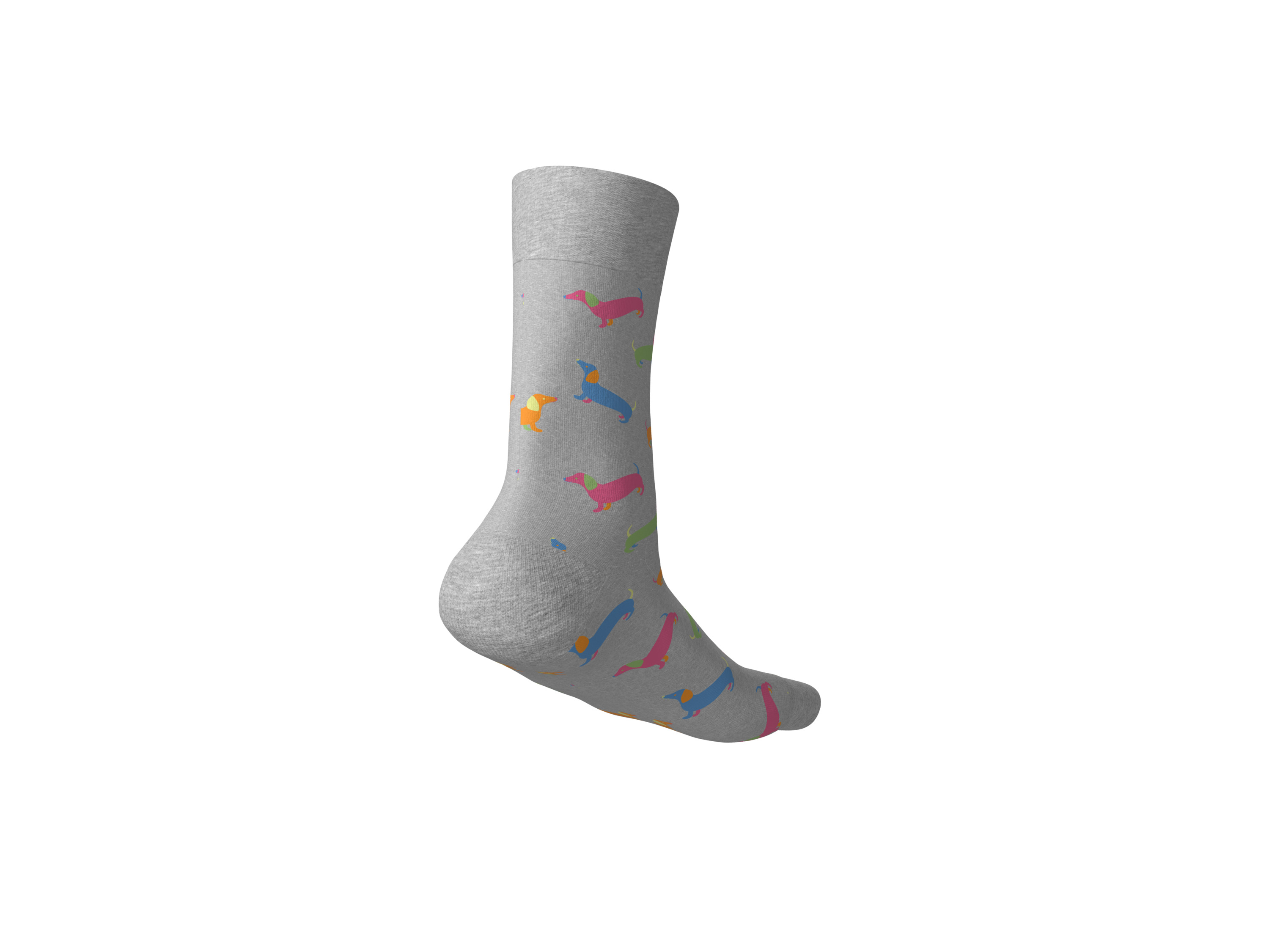 Thumbnail - esmara® Damen Herren Socken bunt 2er (Hunde/Karo, 35-38)