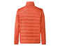 Eine orange Jacke mit gesteppter Vorderseite