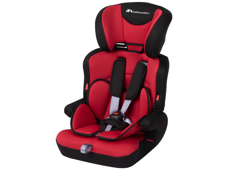 Ein roter Autositz von Bébé Confort.