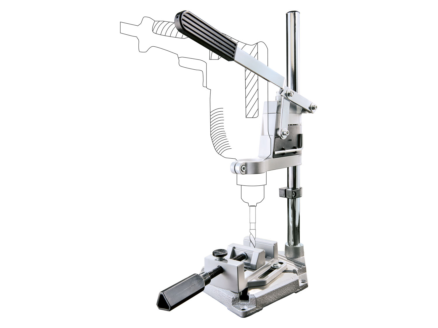 Thumbnail - PARKSIDE® Bohrmaschinenständer mit Schraubstock