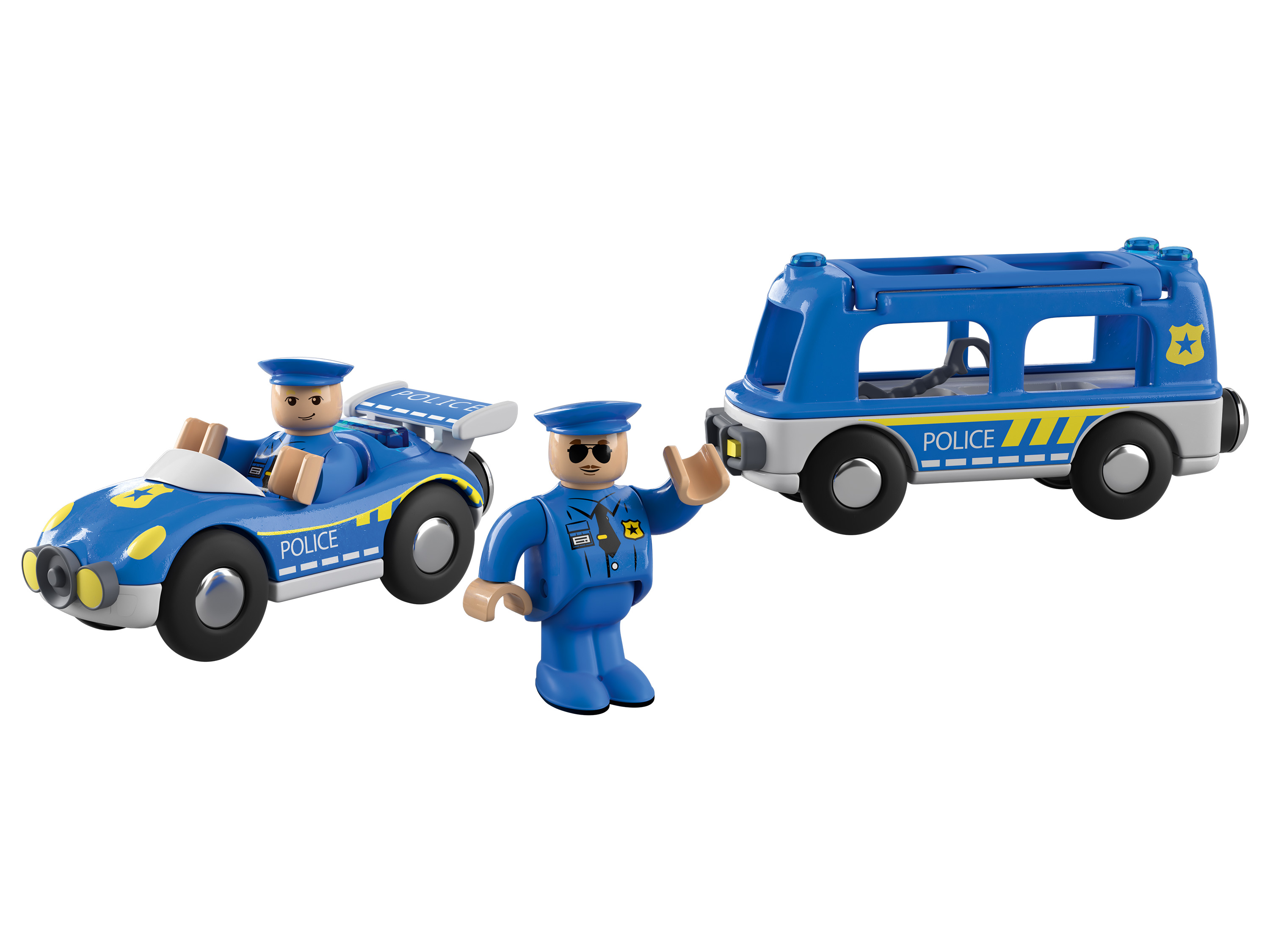 Playtive Fahrzeuge Bahnwelt (Polizeifahrzeuge) | 04055334994255