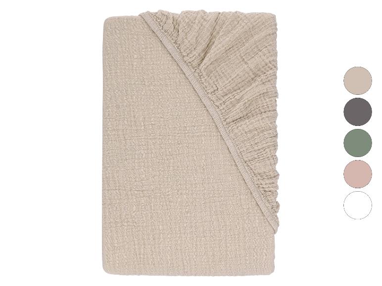 Spannbetttuch in Beige, zeigt auch andere Farboptionen