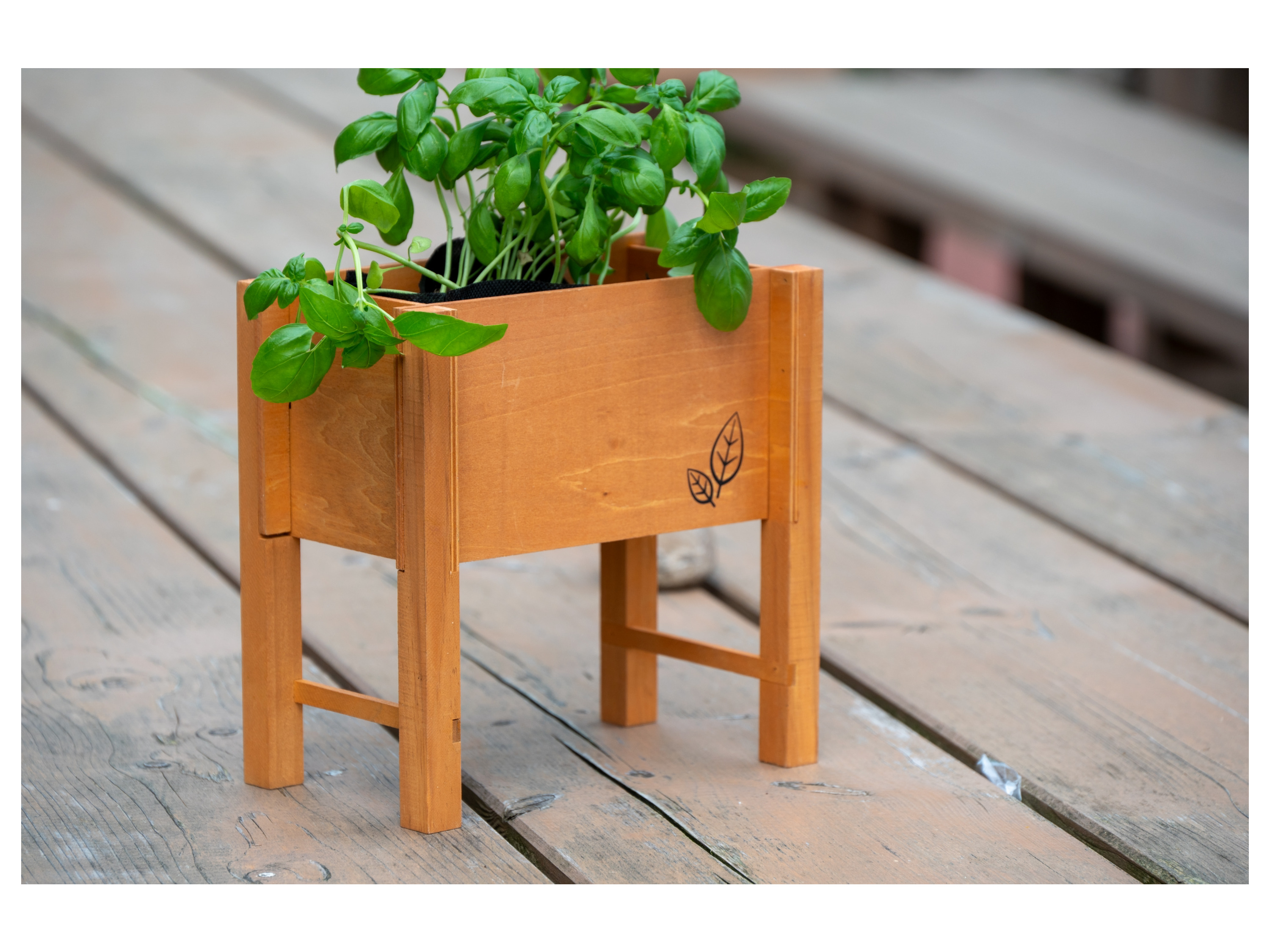 Thumbnail - dobar Tischbeet für Kräuter (Braun)""