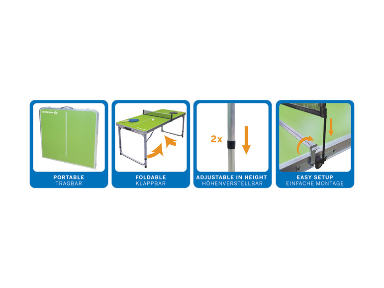 Best Choice Products Tischtennistisch Faltbar – 1,8 X 0,9 M, Aluminiumrahmen, Inkl. Netz, Paddel, Bälle & Tasche