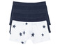 Drei Boxershorts mit Sternenmuster