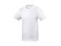 Weißes Herren-T-Shirt mit kurzen Ärmeln