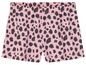 Rosa Shorts mit Leopardenmuster.
