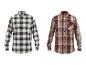 ESMARA MEN Herren Flanellhemd: Karierte Flanellhemden in Schwarz/Weiß und Rot/Beige