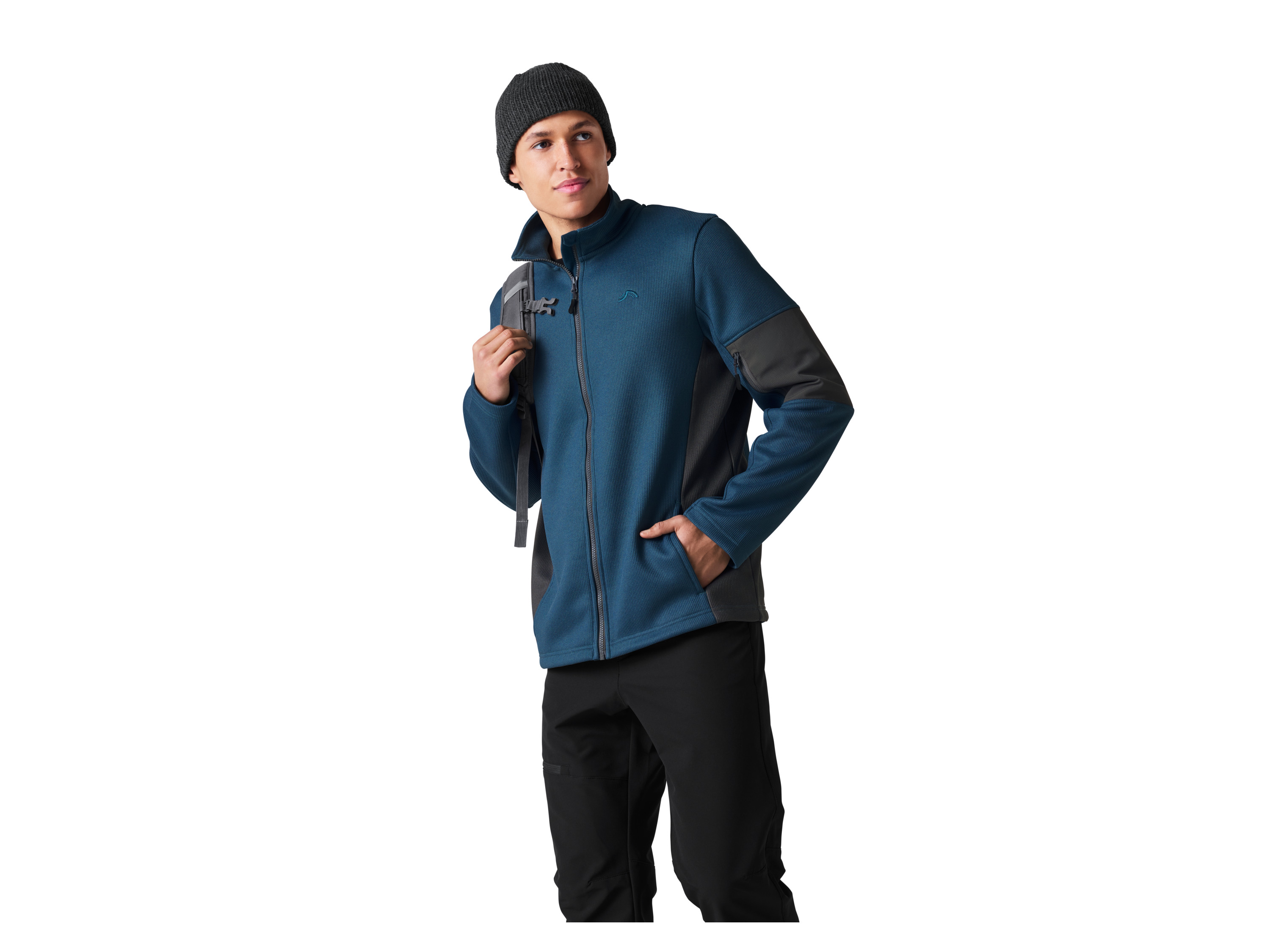 CRIVIT Herren Strickfleecejacke - 3
